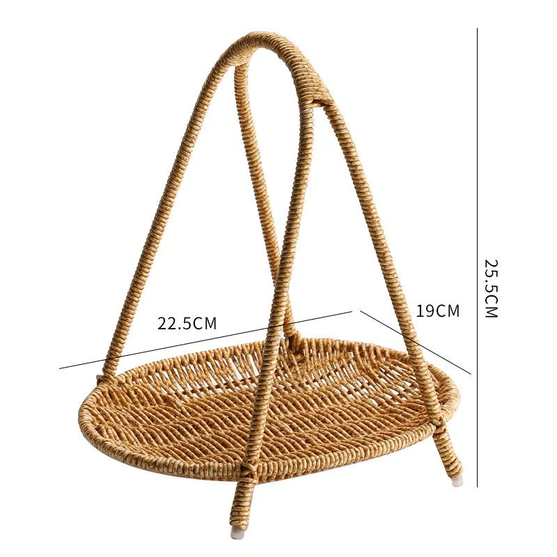 Handgefertigter Rattan Aufbewahrungskorb Karnz