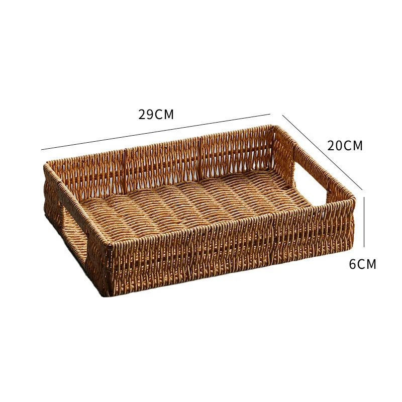 Handgefertigter Rattan Aufbewahrungskorb Karnz