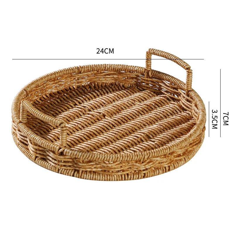 Handgefertigter Rattan Aufbewahrungskorb Karnz