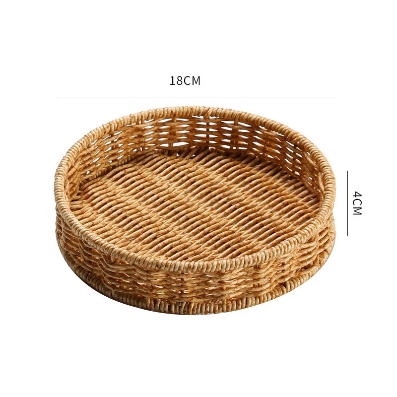 Handgefertigter Rattan Aufbewahrungskorb Karnz