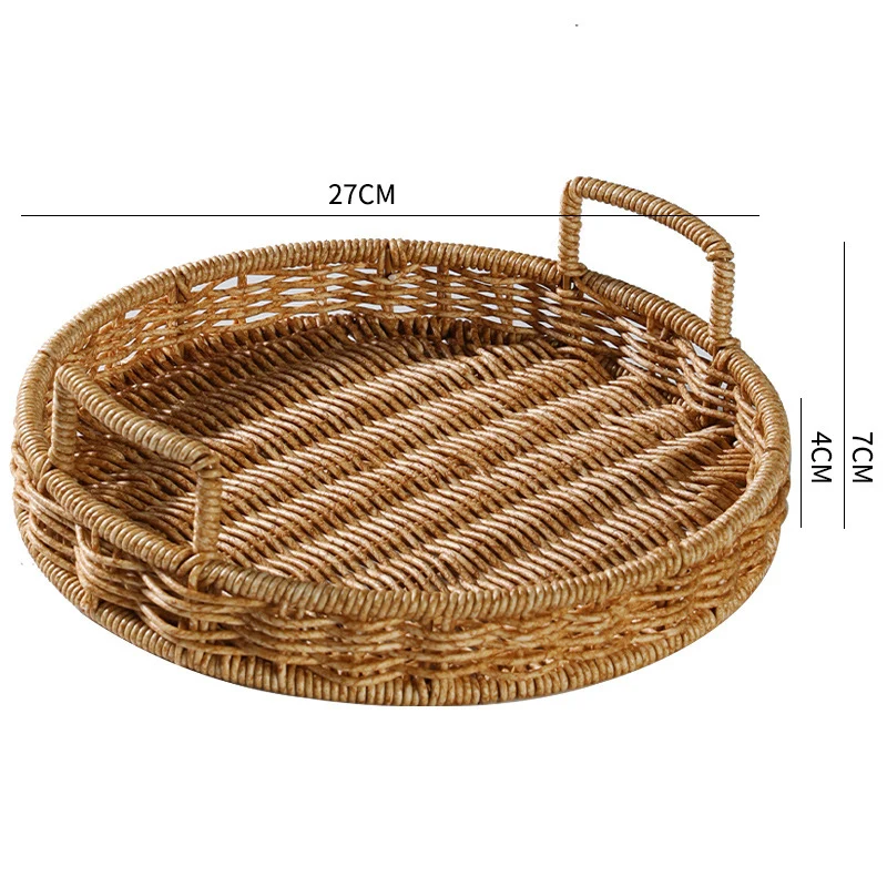 Handgefertigter Rattan Aufbewahrungskorb Karnz