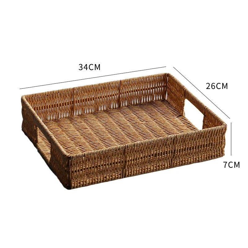 Handgefertigter Rattan Aufbewahrungskorb Karnz