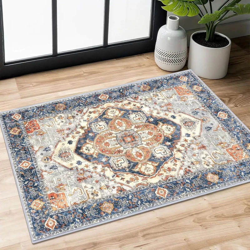 Vintage-inspirierter dekorativer Teppich
