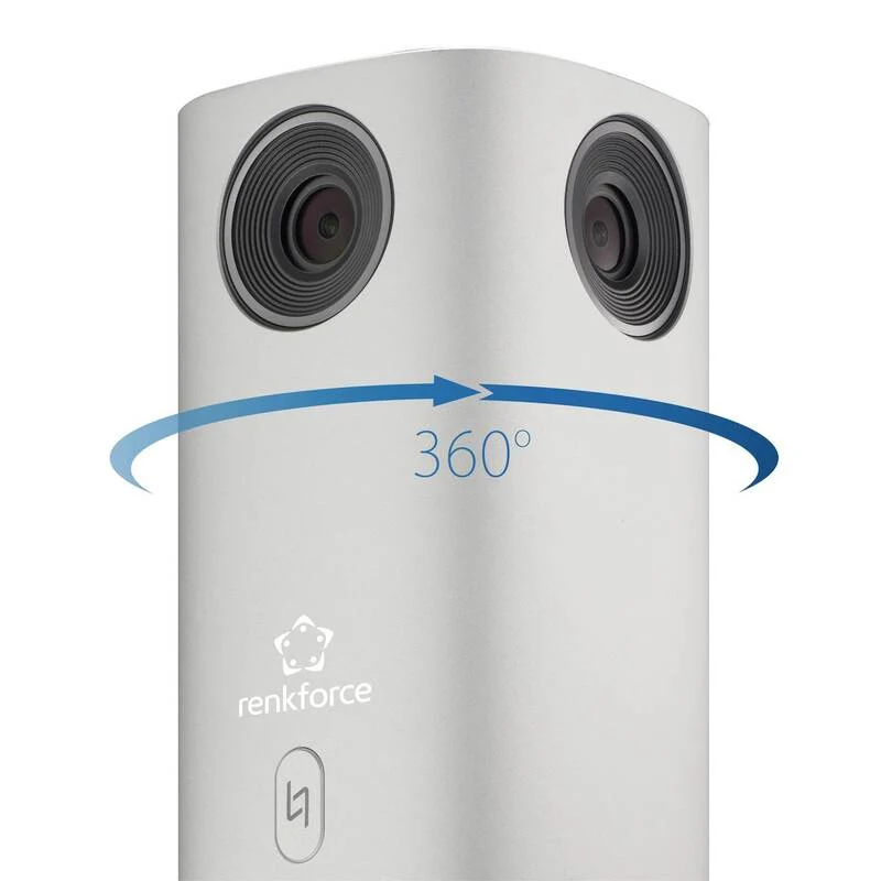 B-Ware Renkforce RF-CC-800 360° Videokonferenz-System Full HD Pixel 360° SIEHE TEXT