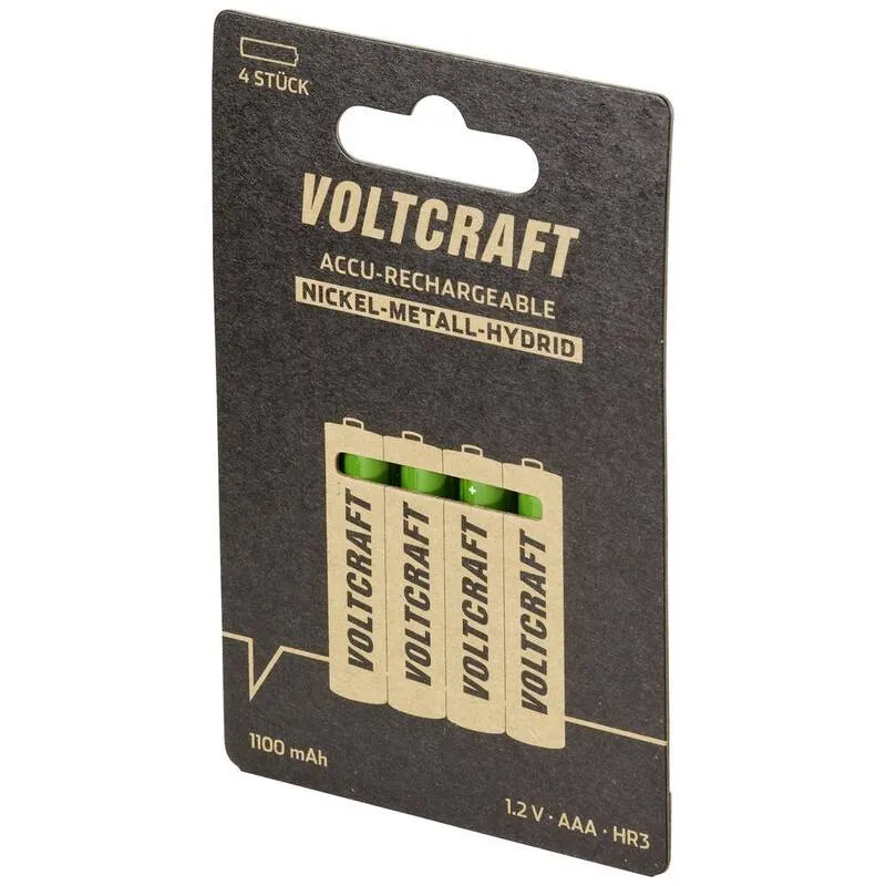 B-Ware VOLTCRAFT HR03 SE Micro (AAA)-Akku NiMH 1100 mAh 1.2 V 503 STÜCK