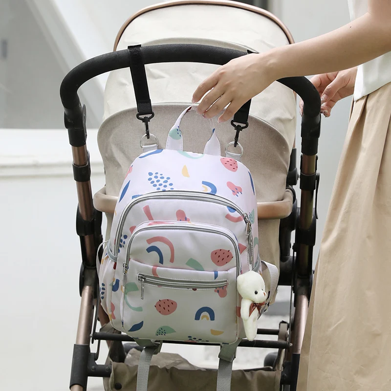 Verspielt gemusterter Rucksack Karnz