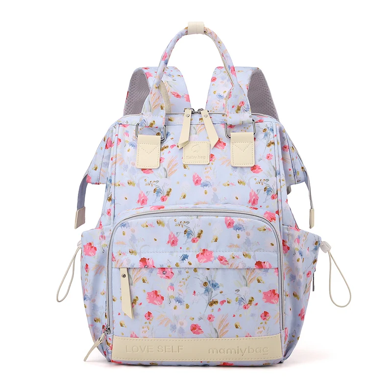 Verspielter Grafikdruck Baby Windel Rucksack Karnz