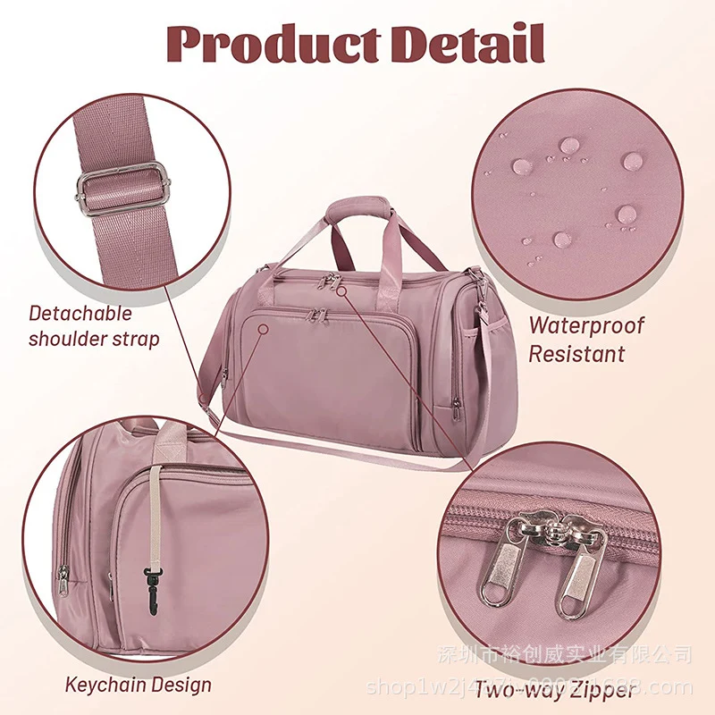 Multi-Zweck Reise Gym Duffel Tasche mit Schuhfach Karnz