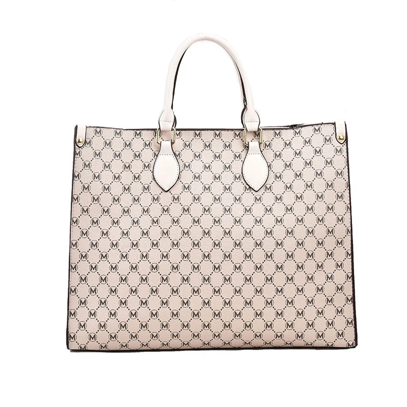Luxe Logo-Print Tote Handtasche