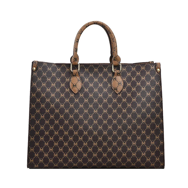 Luxe Logo-Print Tote Handtasche