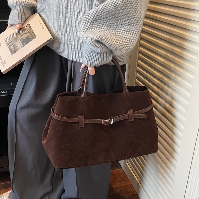 Elegante Wildleder Tasche