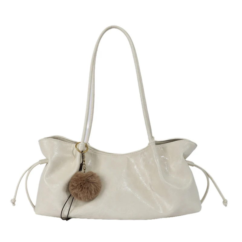Chic Polka Dot Hobo Tote Bag