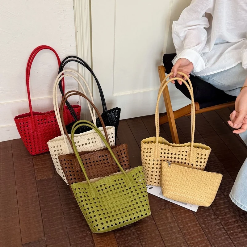 Chic handgewebte Tragetasche