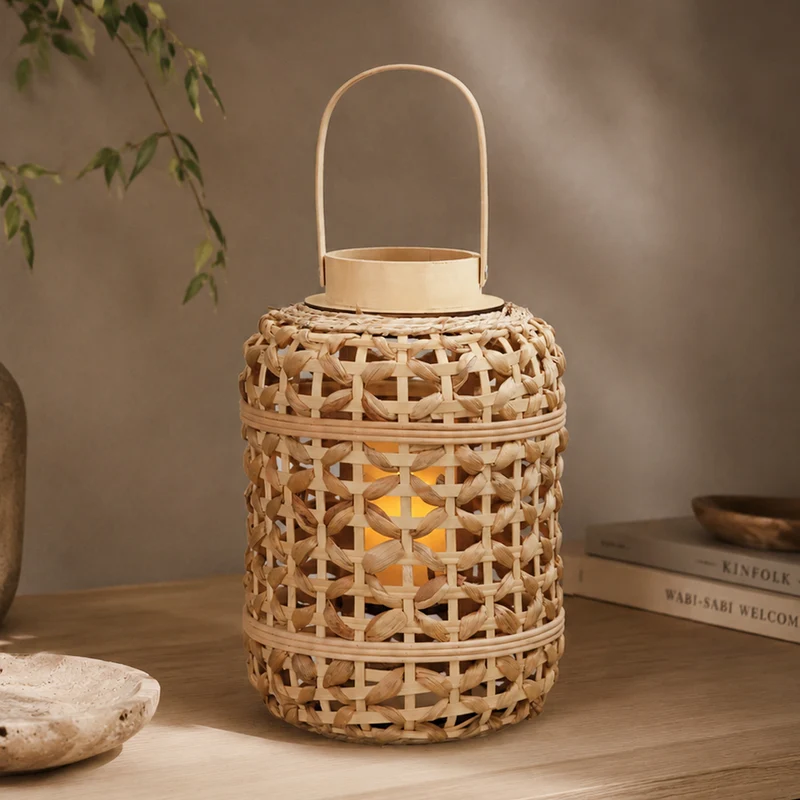 Dekorativer Rattan-Laterne Karnz