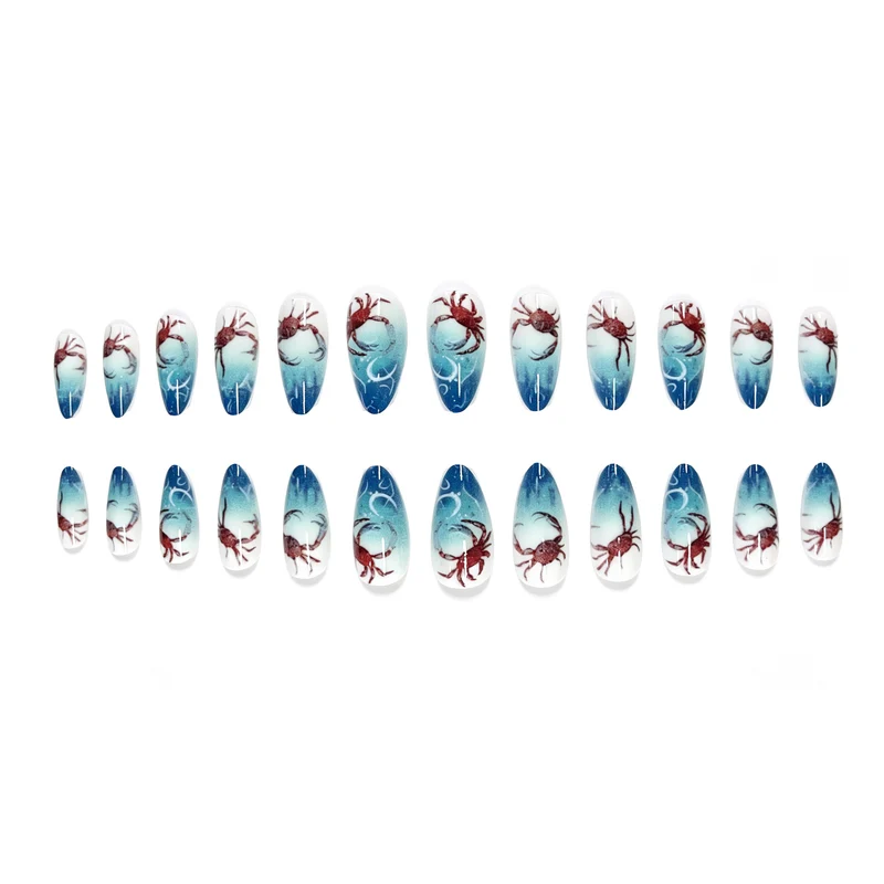 Künstlerische Krebs-Themen Nagelkunst Verbesserungen Karnz