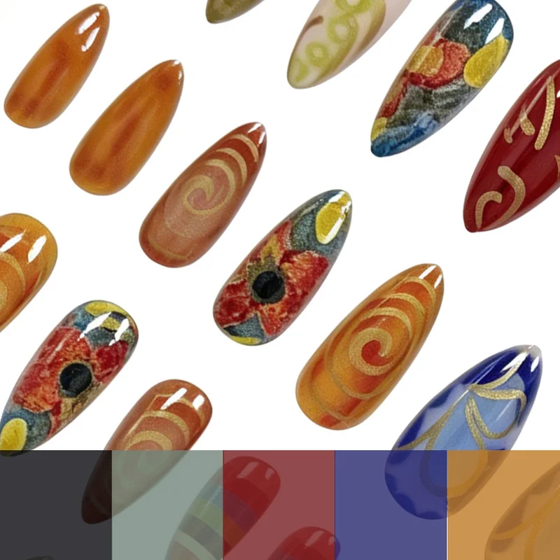Künstlerische Acryl-Nagel-Verstärkungen Karnz 1789915888