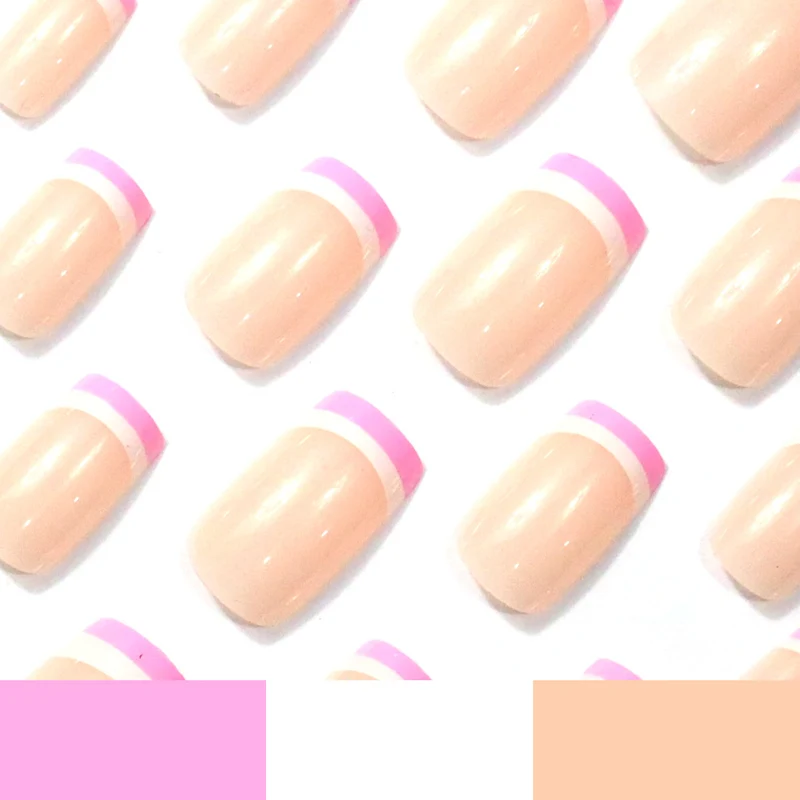 Acryl Französisch Tip Nagelverlängerungen Karnz