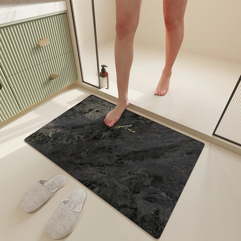 Stylische rutschfeste Badematte