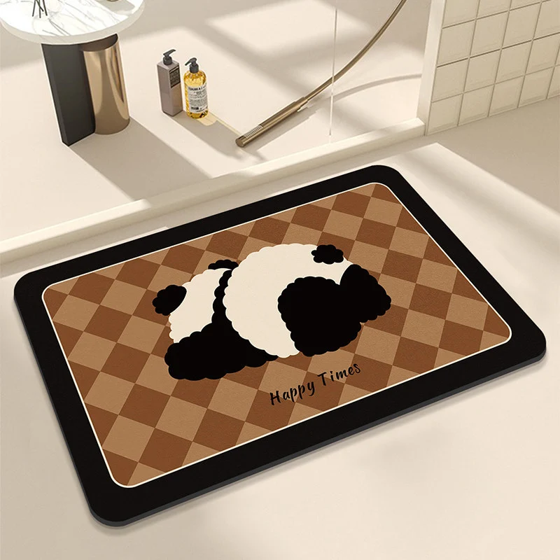 Panda-Themen Dekorative Badematte