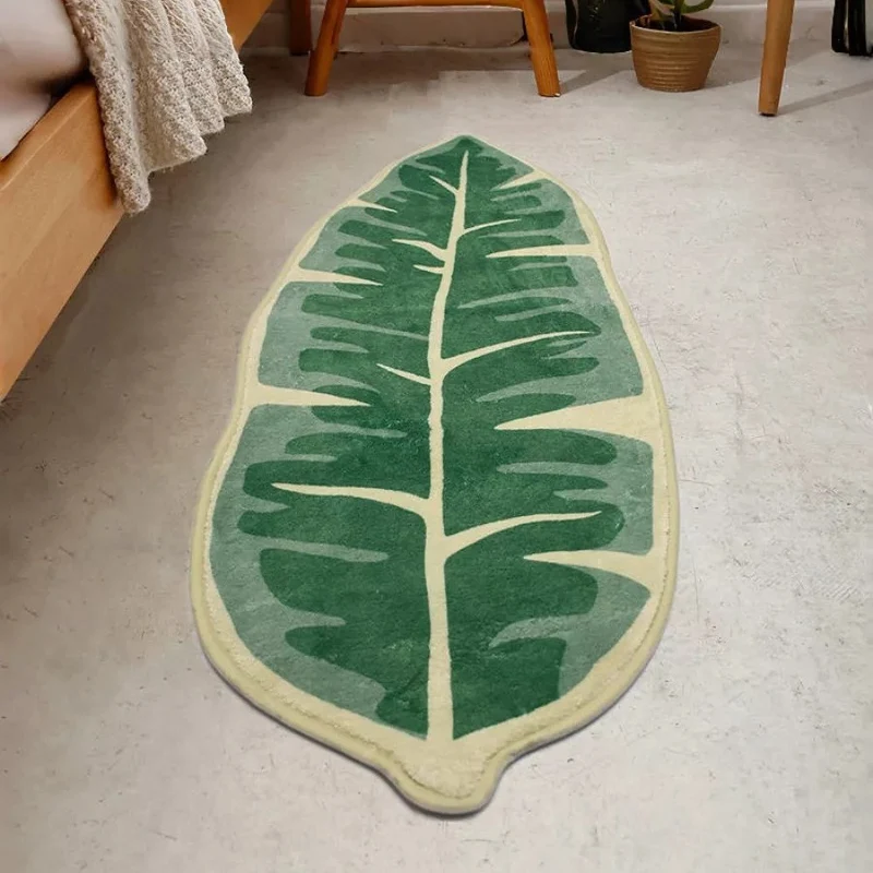 Blattförmige Badezimmermatte