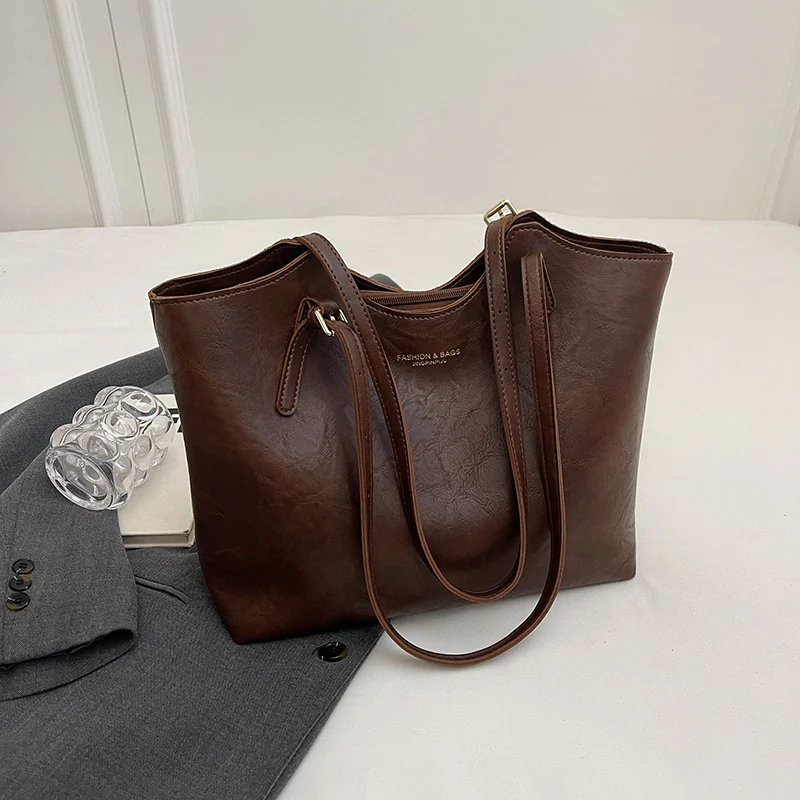 Luxuriöse Leder Handtasche Karnz