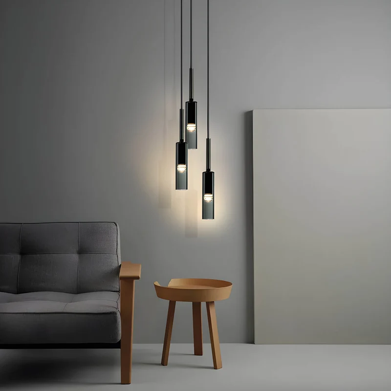 Pendantlicht aus rauchigem Glas – Elegantes Design mit funkelnden Lichteffekten | Perfekt für das Wohnzimmer | Karnz