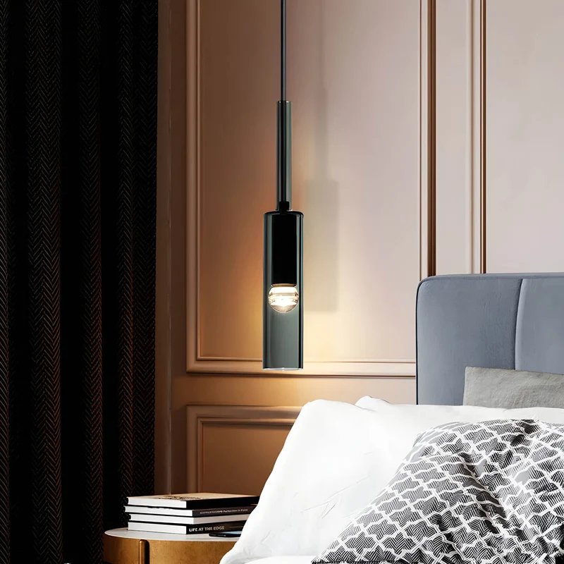 Pendantlicht aus rauchigem Glas – Elegantes Design mit funkelnden Lichteffekten | Perfekt für das Wohnzimmer | Karnz