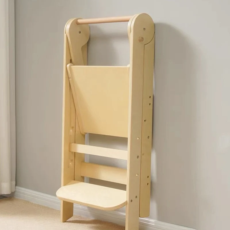 Montessori-Lernturm aus Holz, klappbar, 91×46×48 cm